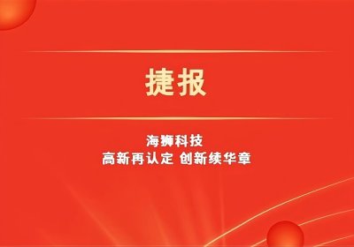 捷报!海狮科技高新再认定,彰显技术硬实力